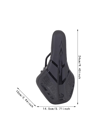 Suntek Çocuk Bisiklet Sele Evrensel Kaymaz Koltuk Minderi Siyah