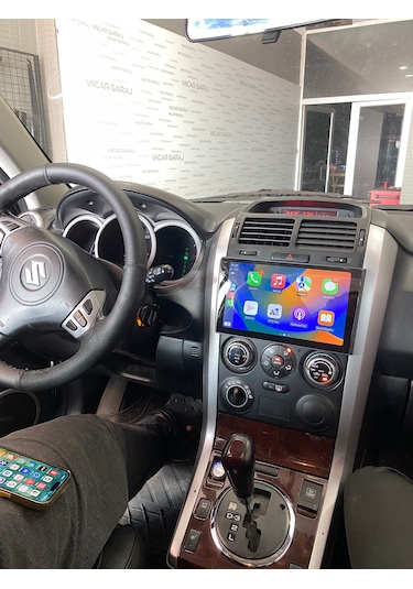 Suzukı Vıtara 2006-12 9" Uyumlu Androıd Multimedya Gerçek 2/32 Kablosuz Carplay Geri Görüş Kameralı 9"