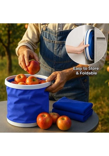 Maxaccess Ultra Taşınabilir 4lü Araç Temizlik Seti 3.43 Galon Kov Eldiven Havlu 04