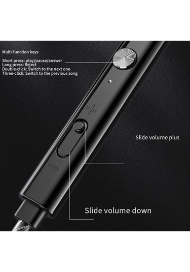 Profesyonel Kulaklık Düşük Gecikme Düğmesi Kontrolü Müzik Dinleme