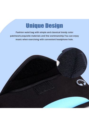 Geeksen Kadınlar Erkekler İçin Su Geçirmez Fanny Paketleri Taktik Bel Kemeri Çantası Küçük Çapraz Askılı Bel Çantası Koşu Yürüyüş Balıkçılık Seyahat İçin Kulaklık Delikli Bel Paketleri