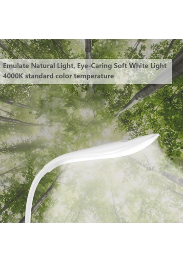 Kosona Led Göz Korumalı Masa Lambası - 3 Seviye Aydınlatma, Dalgalanmasız Işık, Esnek Boyun, Usb Şarj Edilebilir Ve Kalem Kutusu İçeren Çok Fonksiyonlu Işık Kaynağı Diğer