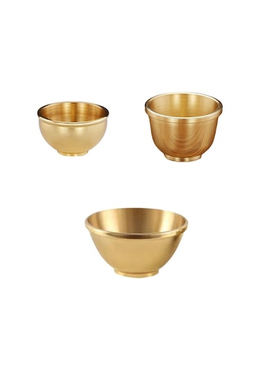 Sones Saf Bakır Kalınlaştırılmış Su Bardağı Buda İçin, Boyut: Büyük