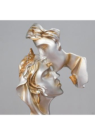 Koleksiyon Reçine Heykeli Çift Süsleme İle Salon Düğün Partisi İçin Soyut Sanat Romantik