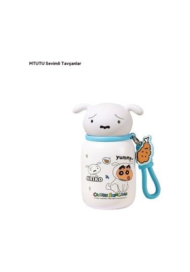 Crayon Shin-chan Mini Termos Fincanı Güzel Görünümlü 330ml Fincan