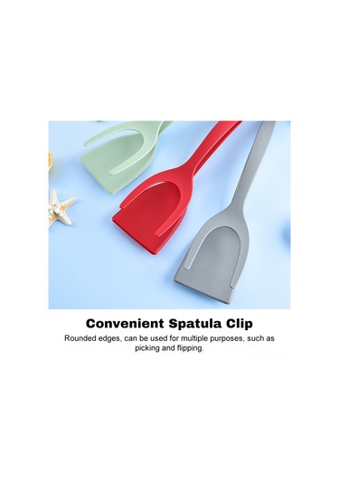 Lemestar Siyah Nilon 2'li Çelik Spatula-kelebek, Yüksek Sıcaklığa Dayanıklı, Omlet, Biftek, Pancake Pişirme Ve Servis Aracı