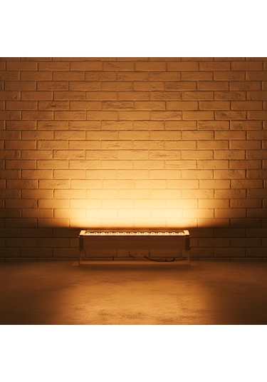 Kwl120 Wallwasher Duvar Aydınlatması / 18w / 1800 Lümen - Turuncu Renk
