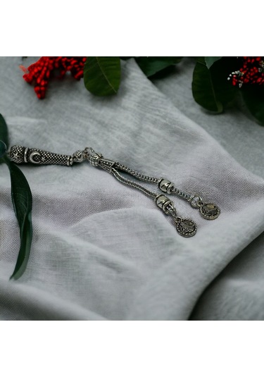 Kesebe Doğal Yeşil Malakit Taşlı Tespih - El Yapımı Koleksiyonluk Parça Çok Renkli