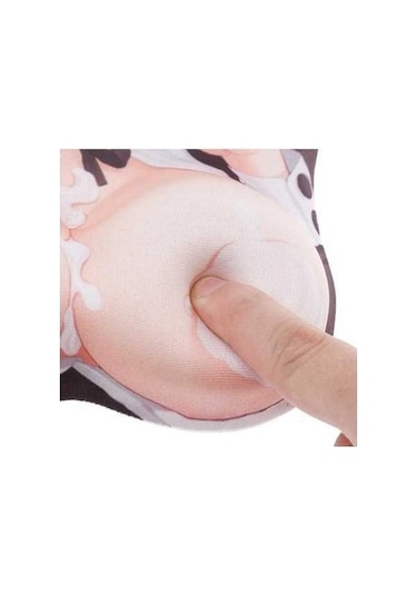 Besthome1 Gençsin Etki 3d Seksi Silikon Mousepad Oyun Yumuşak Bilek Desteği Anime Masa Bilek Dinlenme Fare Mat Pembe Mavi Pembe & Mavi