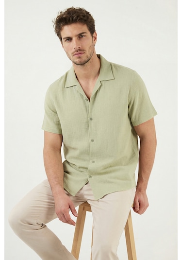 Buratti Erkek Gömlek Cf26s125404 Mint Mint