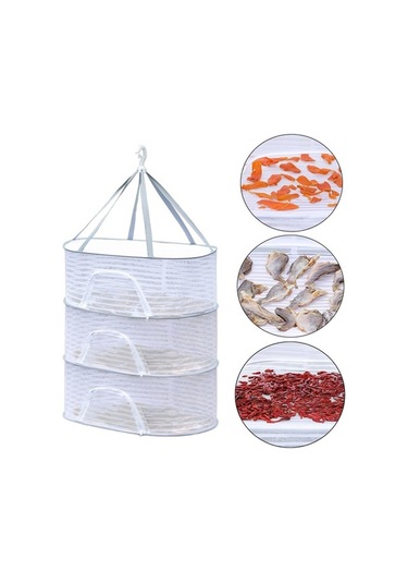 Novahub Suntek 3-katlı Kurutma Ağı, 40x60cm Balık-sebze Netleştirme