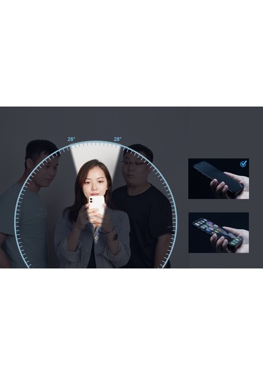 Nillkin Guardian İphone Uyumlu 14 Pro Max Hayalet Privacy Cam Ekran Koruyucu