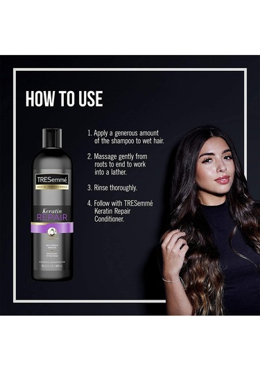 TRESemme P/C Keratin Yıpranmış Saçlar İçin Onarıcı Şampuan 592ML