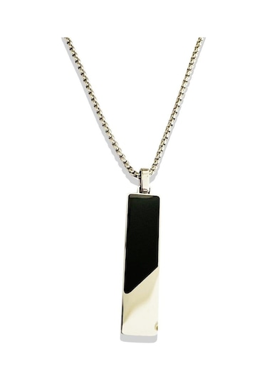 Ars-k010 Erkek Çelik Kolye Gri