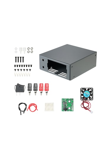 Samdoo Dijital Kontrollü Güç Kaynağı İçin Sac Metal Dıy Kasa Kit - İletişim Arayüzlü, Modül Hariç