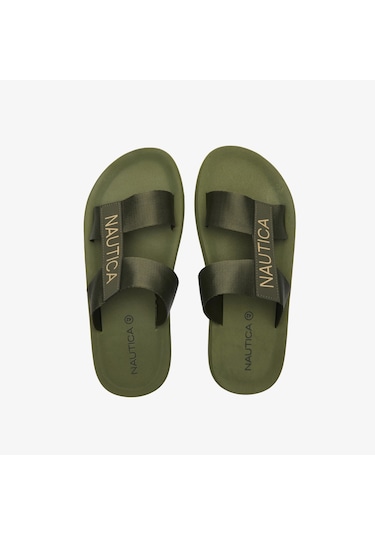 Nautica Erkek Yeşil Terlik Düz Km457t Yeşil