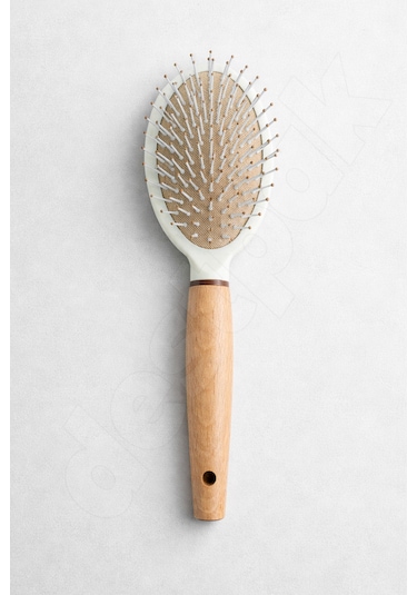 Bambu Saplı Kaynak Tarağı - Oval Tarak - Kürek Saç Açma - Ekstra Kaliteli - Hava Basınçlı - Fırça Saç Tarağı
