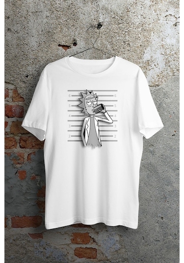 Adam Baskılı Oversize Beyaz T-shirt BEYAZ
