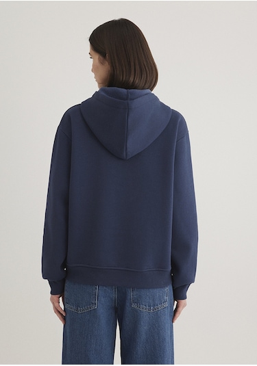 Mavi - Kapüşonlu Lacivert Basic Sweatshirt 167299-70488