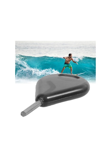 Yunboo Sörf Tahtası Fcs Kanat Anahtarı Siyah-silver + 6 Vida - Metal-plastik, Konforlu Tutuş, Anahtar Zincirine Takılabilir, Taşınması Kolay Diğer