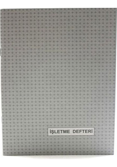Dilman İşletme Defteri Karton Kapak