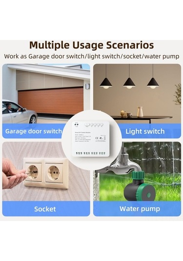 Didadodo Tuya Wifi Anahtar Modülü: Akıllı Ev Yönetimi Ve Kolay Ses Kontrolü Tuya Wifi