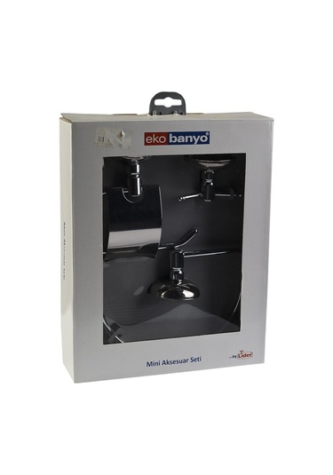 Lider Banyo Seti Krom 3 Parça Gümüş
