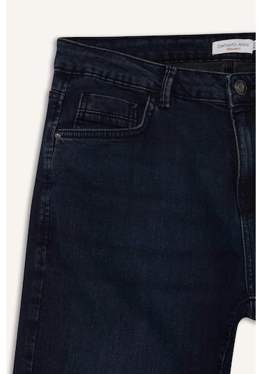 Defacto Sergio Regular Fit Normal Bel Boru Paça Jean Pantolon W7086az25aunm83 İndigo