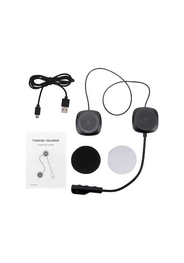 Supermarket1 Eller Serbest Bt 5.0 Kask Kulaklığı Gürültü Azaltıcı Motosiklet Kask