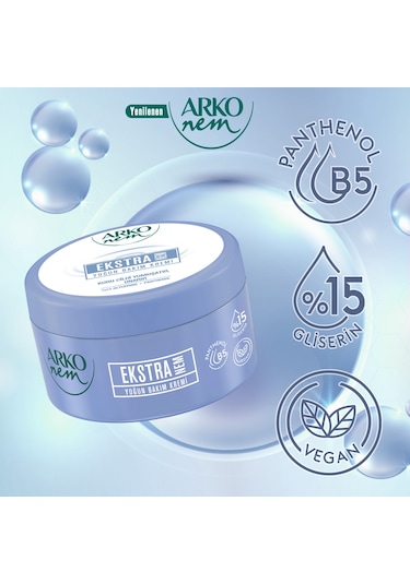 Arko Nem Yoğun Bakım Kremi Ekstra Nemlendirici 250+60 Ml