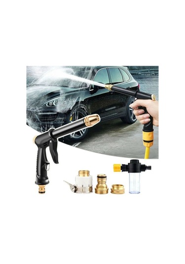 Su Tabancası Seti B-taşınabilir Araba Yıkama Yüksek Basınçlı Su Püskürtme Tabancası Köpük Su Tabancası Sulama Başlıkları 45149534