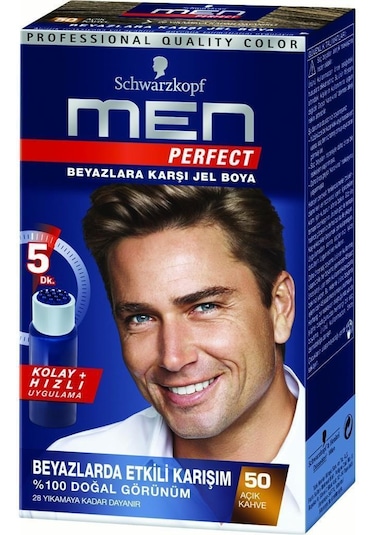 Schwarzkopf Men Perfect Erkek Saç Boyası 50