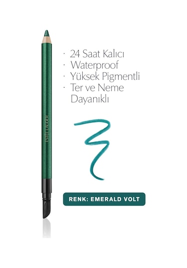 Estee Lauder Double Wear 24H Waterproof Gel Eye Pencil Emerald Vo