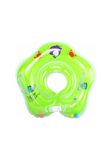 Maiyame Bebek Yüzme Halkası: Pvc Malzeme, Ayarlanabilir, Taşınabilir, 1-18 Aylık Bebekler İçin Yeşil