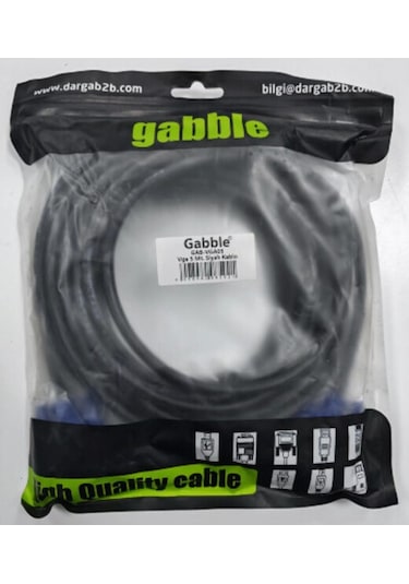 Gabble Gab-vga05 5mt Vga Data Kablo
