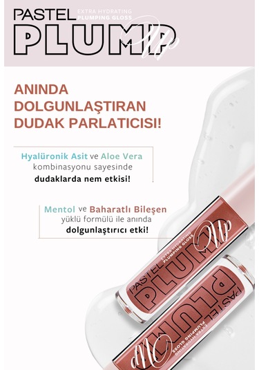 Pastel Plump Dolgunlaştırıcı Lipgloss 202