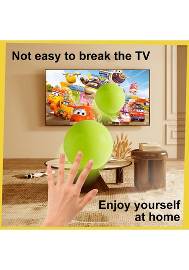 Ranyeek Çocuklar İçin Sessiz Ve Güvenli Büyük Boy Sarı Spor Topu - 24 Cm 7 Numaralı