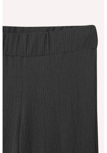 DeFacto Bürümcük Pantolon Wide Leg Geniş Bol Paça Esnek Belli C0200AX25SPAR104