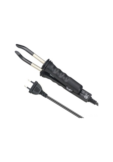 Vkemall Uzun Saç Ekleyici Aleti - 200 C Sabit Sıcaklık, Isı Dağıtımı Dengeli, Ev Ve Berber Shop Uygun, Avrupa Şarjı 220v , Siyah