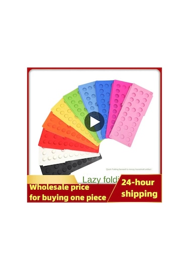 Stil F-giysi Klasörü Çocuklar Için Hızlı Giysiler Plastik Katlanır Tahta T Gömlek Süveter Organizatör Katlama Zamandan Tasarruf Elbise Tutucu Ev