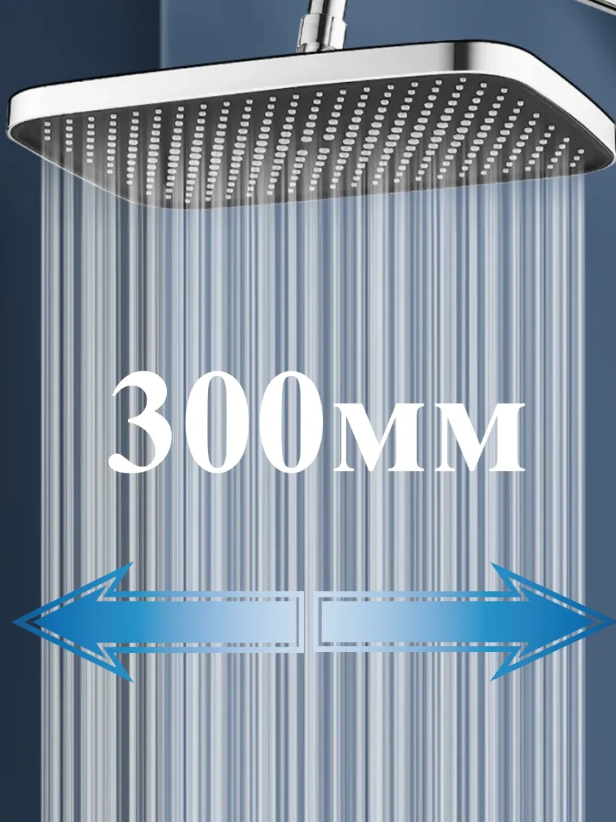 Lke Tropikal Duş Başlığı, Karıştırıcısız, Üstten Montajlı 281437277 Krom