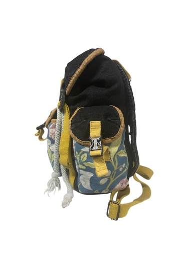 Kaliteli Tek Gözlü Vintage Disayn Unisex Sırt Günlük Okul Gezi Kamp Trekking Çantası Kc Ahtapot Bag Siyah Mavi Kaliteli Tek Gözlü Vintage Disayn Unisex Sırt Günlük Okul Gezi Kamp Trekking Çantası Kc Ahtapot Bag Siyah Mavi