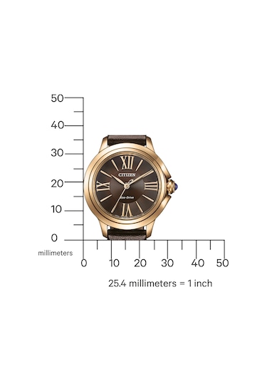 Citizen Eco-drive Em1163-09x Kadın Kol Saati Bronz