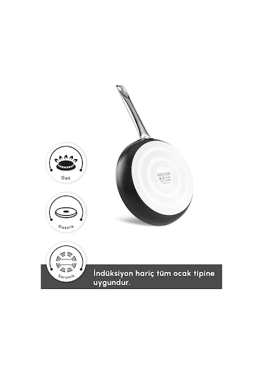 Karaca Biogranit Monet 3 Parça Tava Sahan Set Siyah