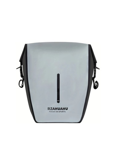 Willowhaven Gray 1 Adet Büyük 4.76gal Dayanıklı Bisiklet Arka Koltuk Çantası Reflektif Şeritli Çok Renk Seçeneği Haki