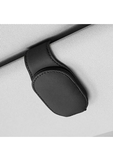 Niandahoome Araç İçin Güneşlik Kıskağı Mengeneli Gözlük Askısı 176042720 Siyah