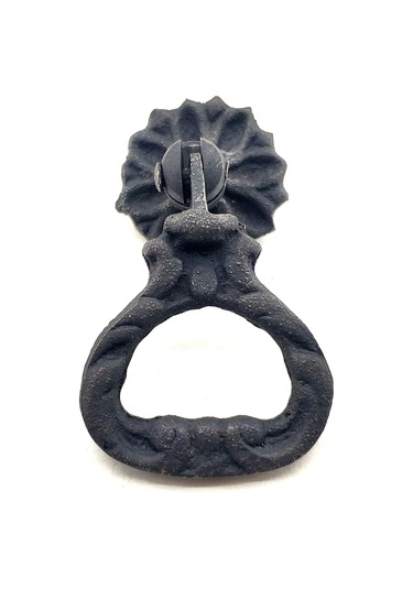 Antika Tarz Dekoratif Pirinç Kalp Sarkaç Mobilya Kulbu - 25 Mm, Oksit