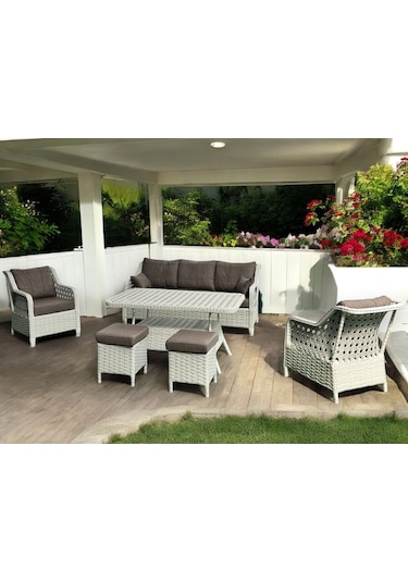 Tu Tienda Ronda Alüminyum 3 1 1 2puf Masa Rattan Bahçe Balkon Mobilyası,rattan Örgü Renk Beyaz/sütlü Kahve Sütlü Kahve1 Tu Tienda Ronda Alüminyum 3 1 1 2puf Masa Rattan Bahçe Balkon Mobilyası,rattan Örgü Renk Beyaz/sütlü Kahve Sütlü Kahve1