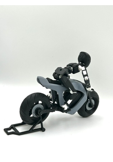 3d Baskı Spor Motosiklet + Dummy Sürücü Figürü Hareketli Tekerlekli Koleksiyon Seti DUMMY 242494683 1089