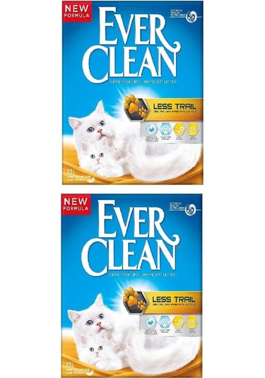Ever Clean Patilere Yapışmayan Kedi Kumu 10 lt x 2 Adet
